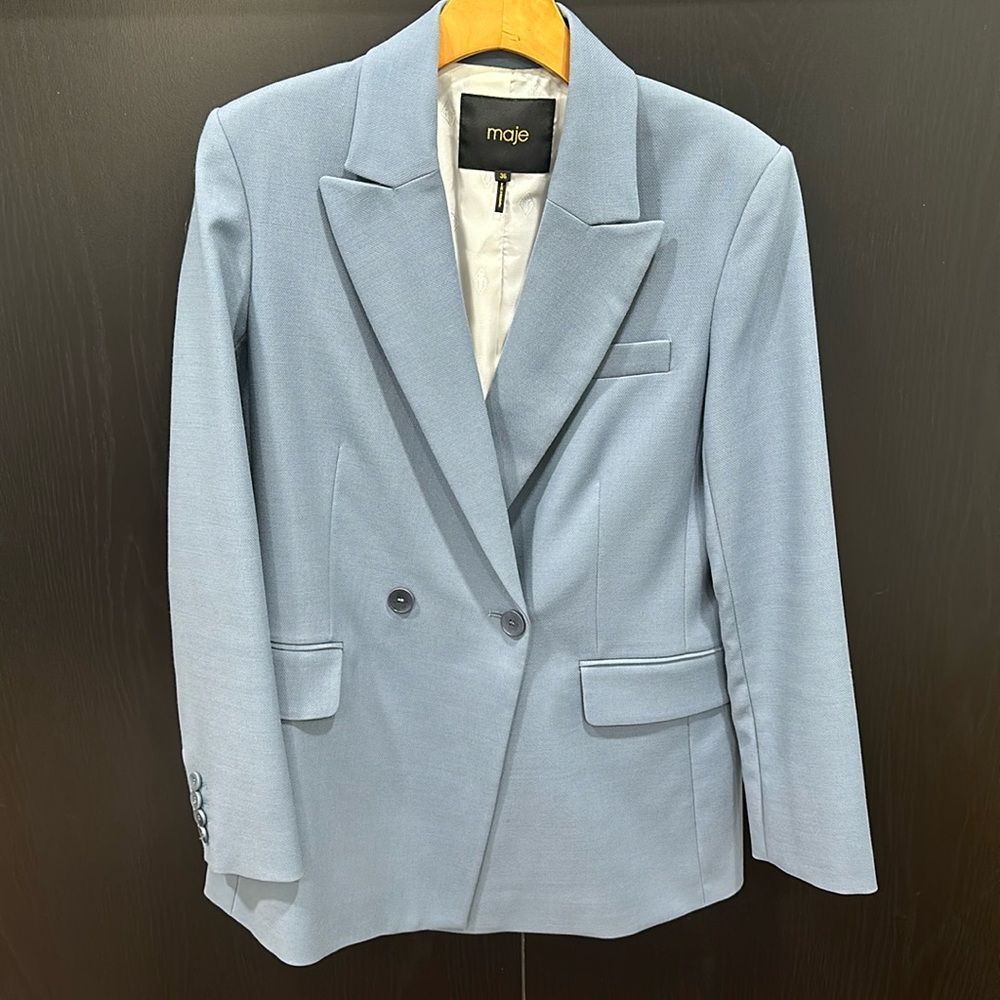 Maje Cloud Blue Blazer